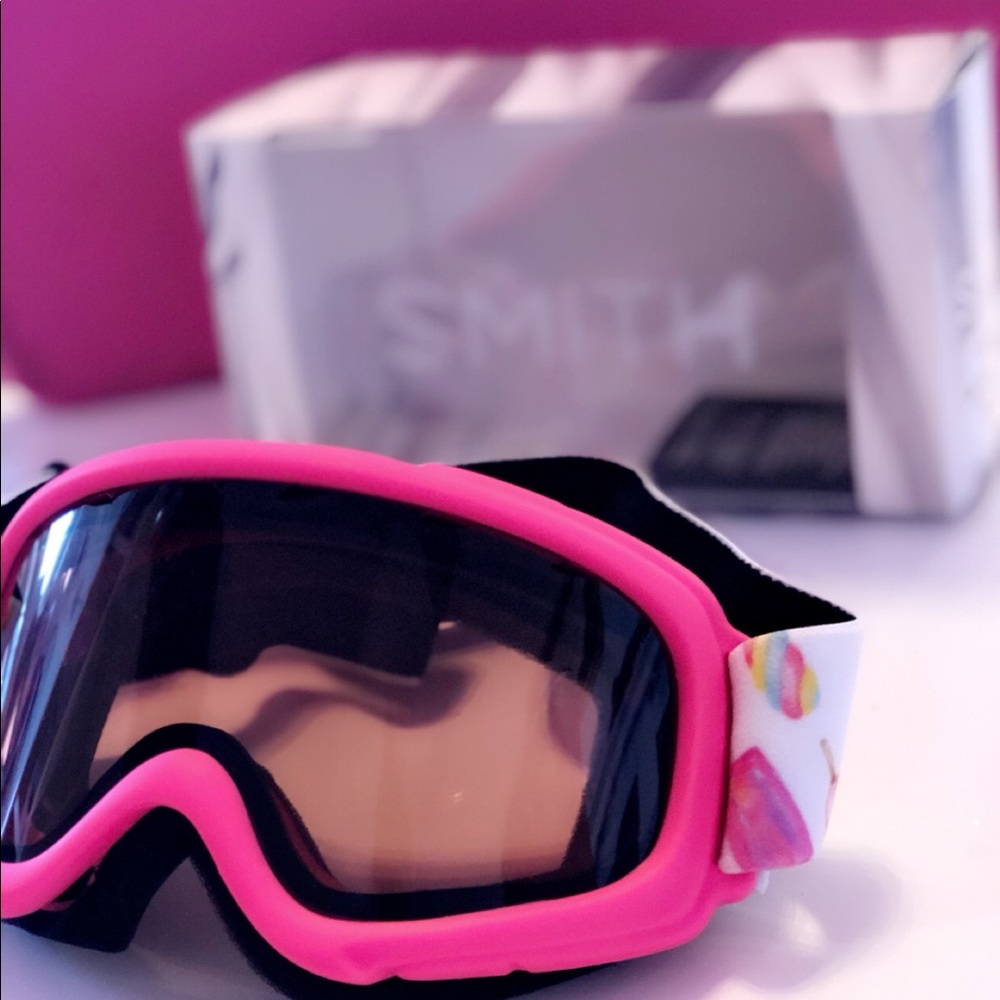 Smith Pink Popsicles ski goggles